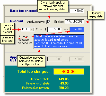 DiscountFee